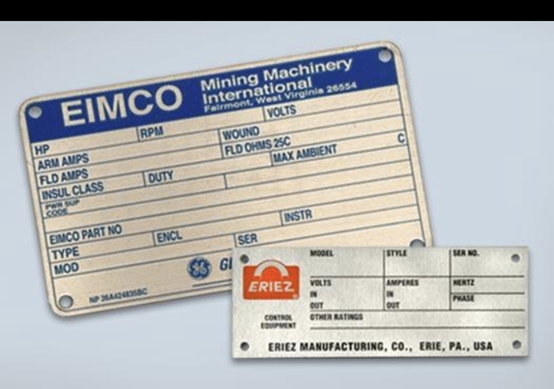 NAME PLATE