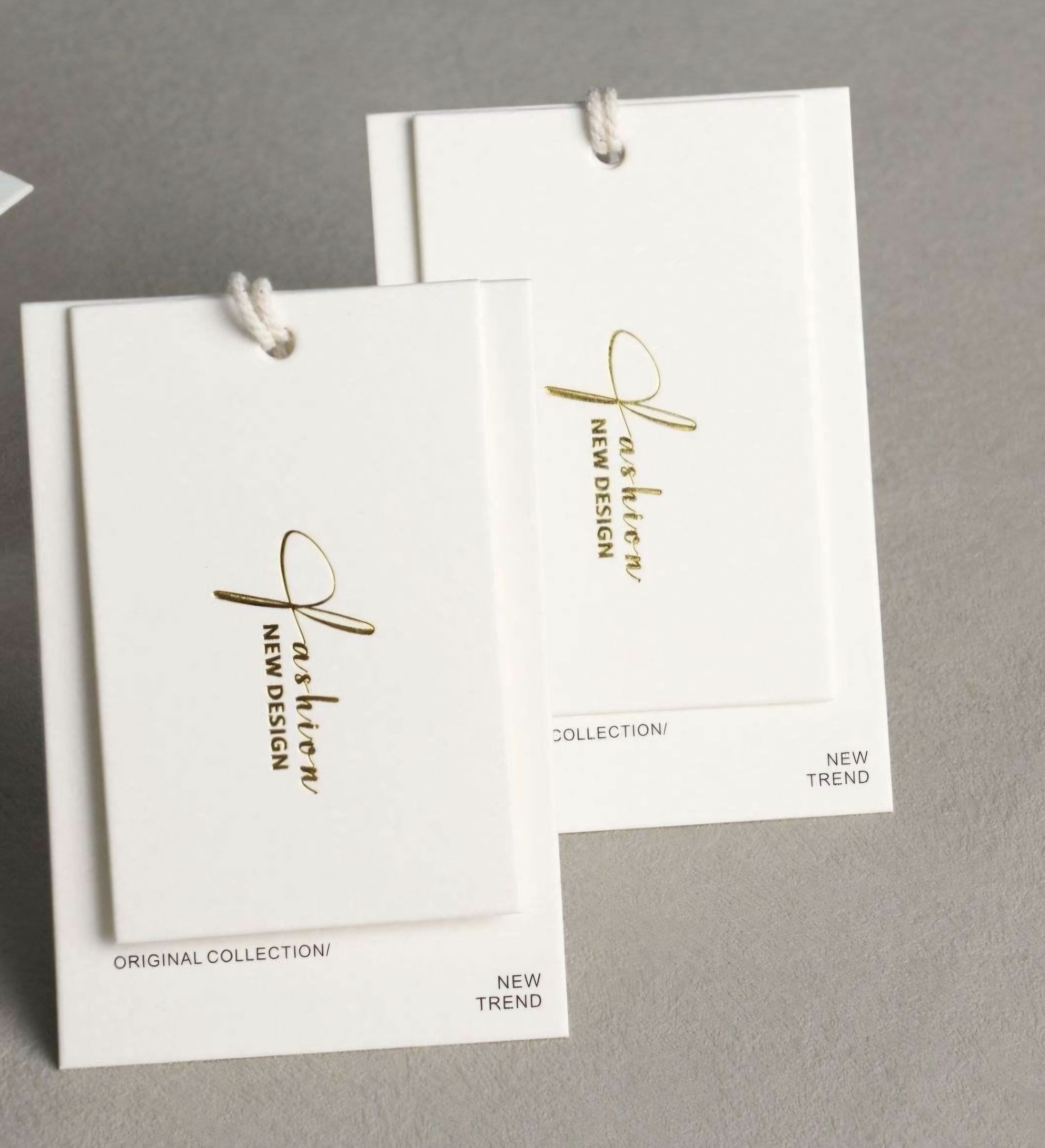 GOLD FOIL PRINTED  HAG TAG