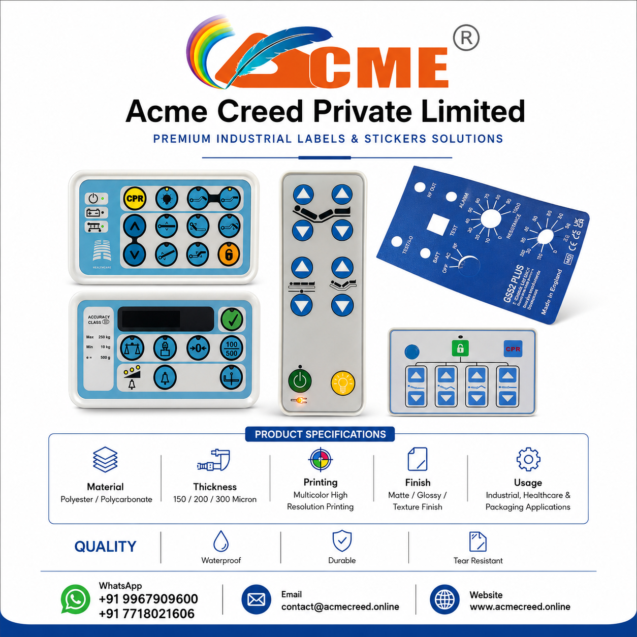 POLYCARBONATE STICKER